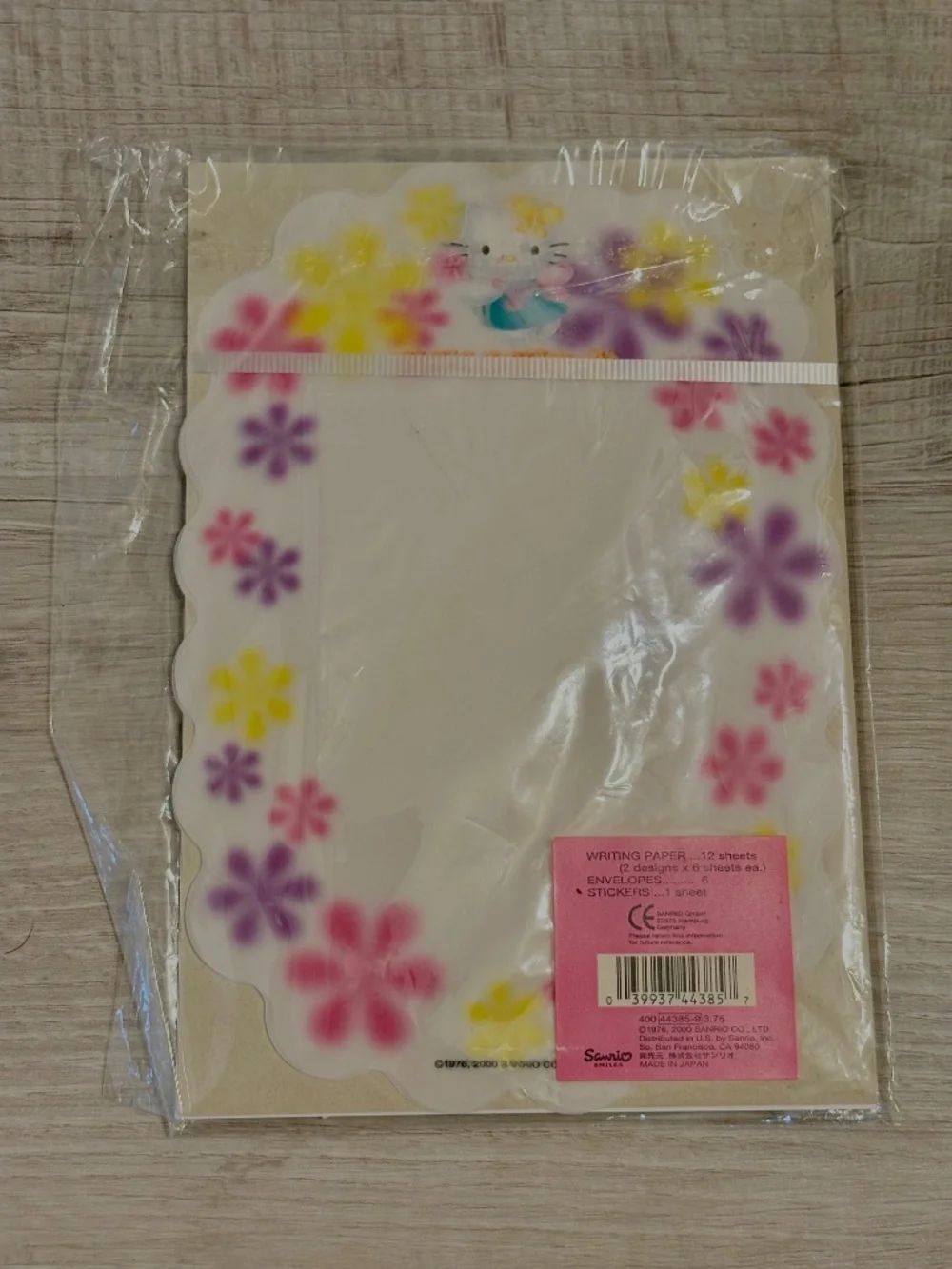 Vintage Sanrio Hello Kitty Angel Y2K Stationary Postcard Letter Set 2000 Read